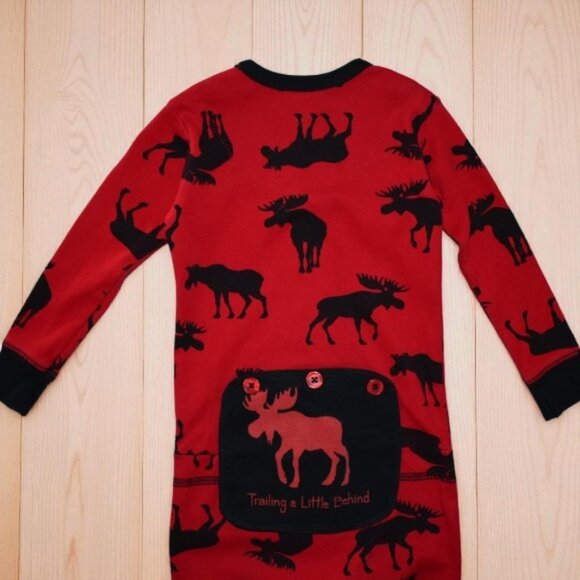 Little Blue House Moose Snap-Up Trailing a Little Behind Footless 12-18 M - Picture 8 of 8